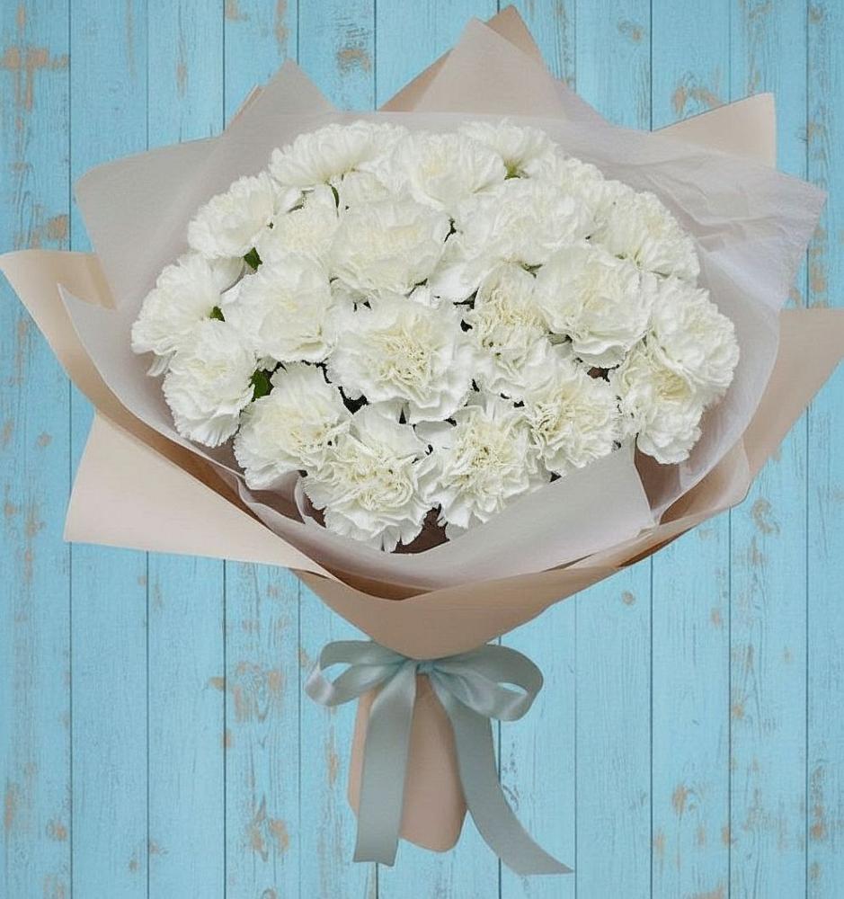 Букет цветов из: Гвоздики в Курьяново