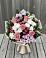 Букет цветов из: Альстромерии, Гвоздики, Розы и Хризантемы в Курьяново