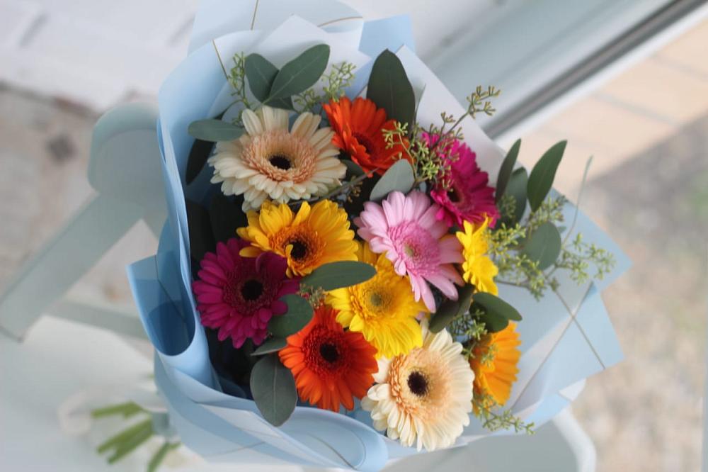 Букет цветов из: Герберы в Курьяново