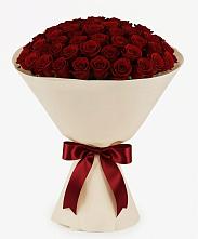 Букет 101 Бордовая роза Блэк Бакарра в Курьяново