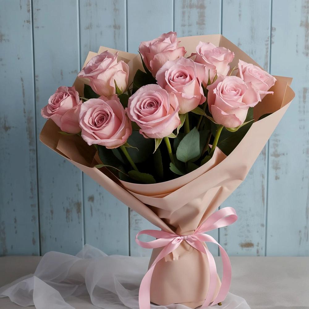 Букет цветов из: Розы в Курьяново