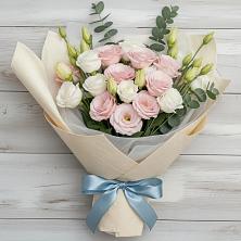 Букет цветов из:  Лизиантусы в Курьяново