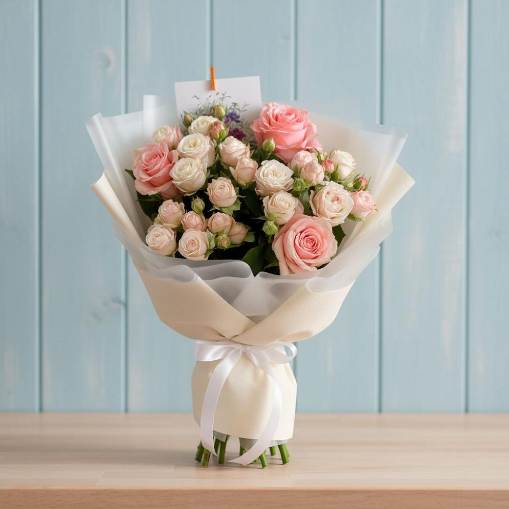 Букет цветов из: Розы в Курьяново