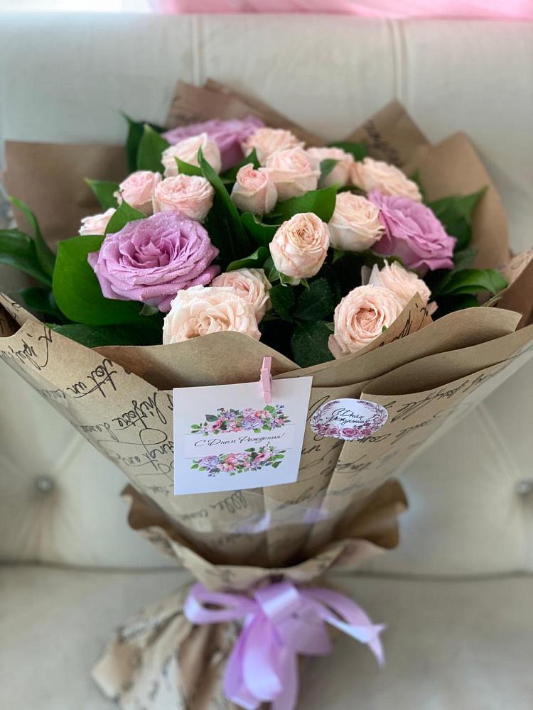 Букет цветов из: Розы в Курьяново