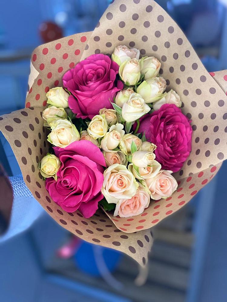 Букет цветов из: Розы в Курьяново