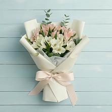 Букет цветов из:  Альстромерии #REPLACE_PRED# Курьяново