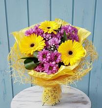 Букет цветов из:  Хризантемы и Герберы #REPLACE_PRED# Курьяново