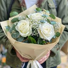 Букет цветов из:  Розы в Курьяново
