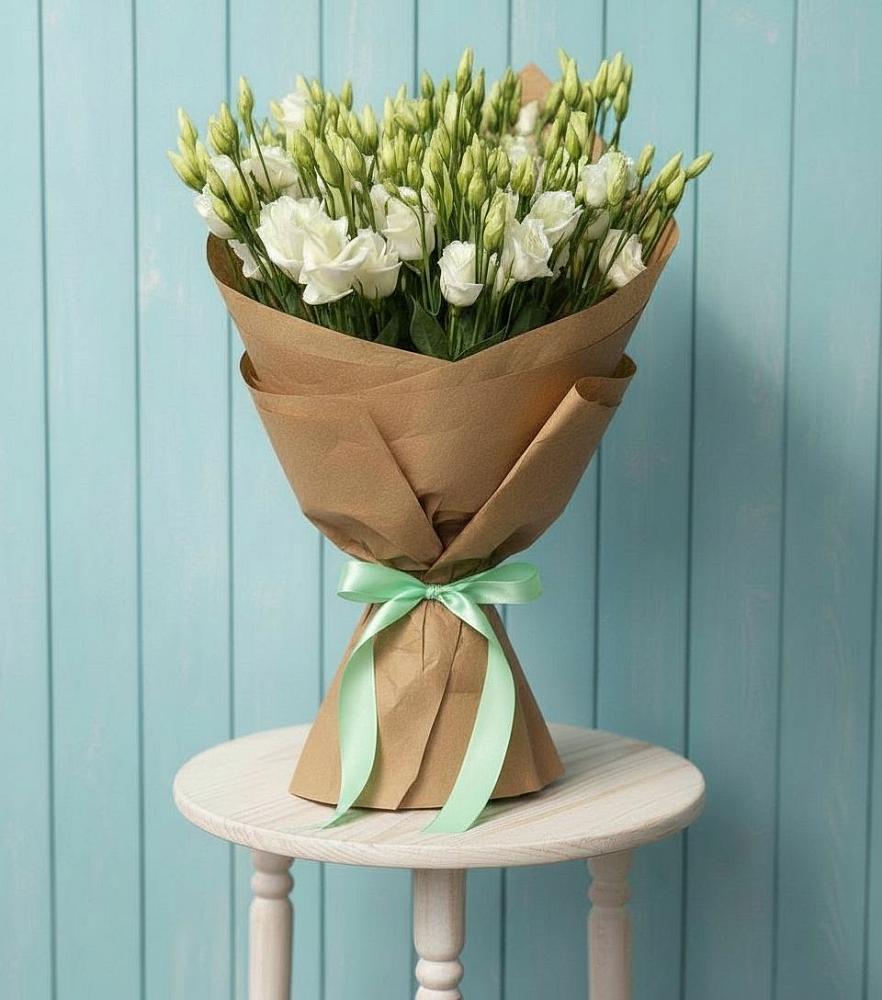 Букет цветов из: Лизиантусы в Курьяново