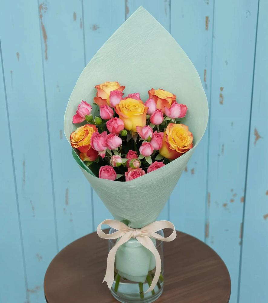 Букет цветов из: Розы в Курьяново