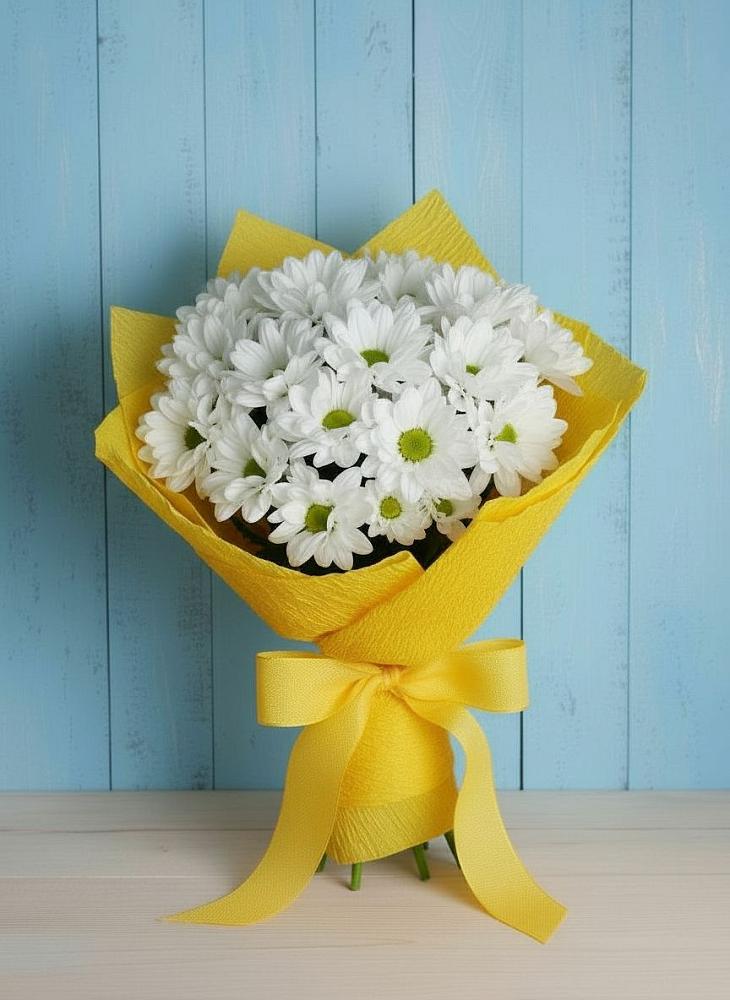 Букет цветов из: Хризантемы в Курьяново