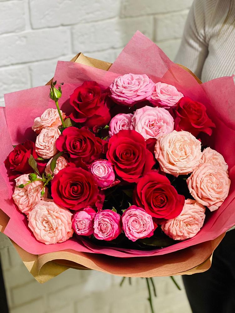 Букет цветов из: Розы в Курьяново