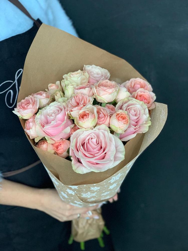 Букет цветов из: Хризантемы и Розы в Курьяново