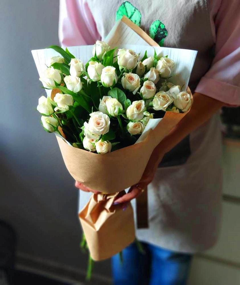 Букет цветов из: Розы в Курьяново