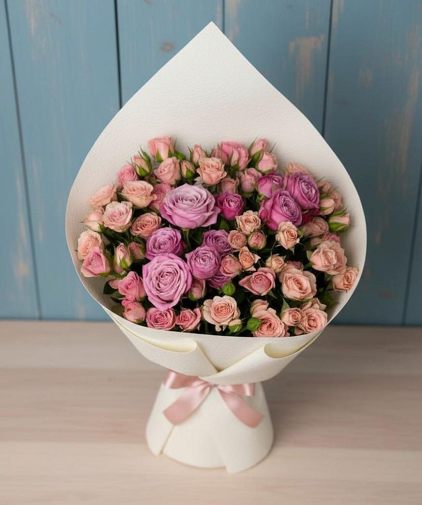 Букет цветов из: Розы в Курьяново