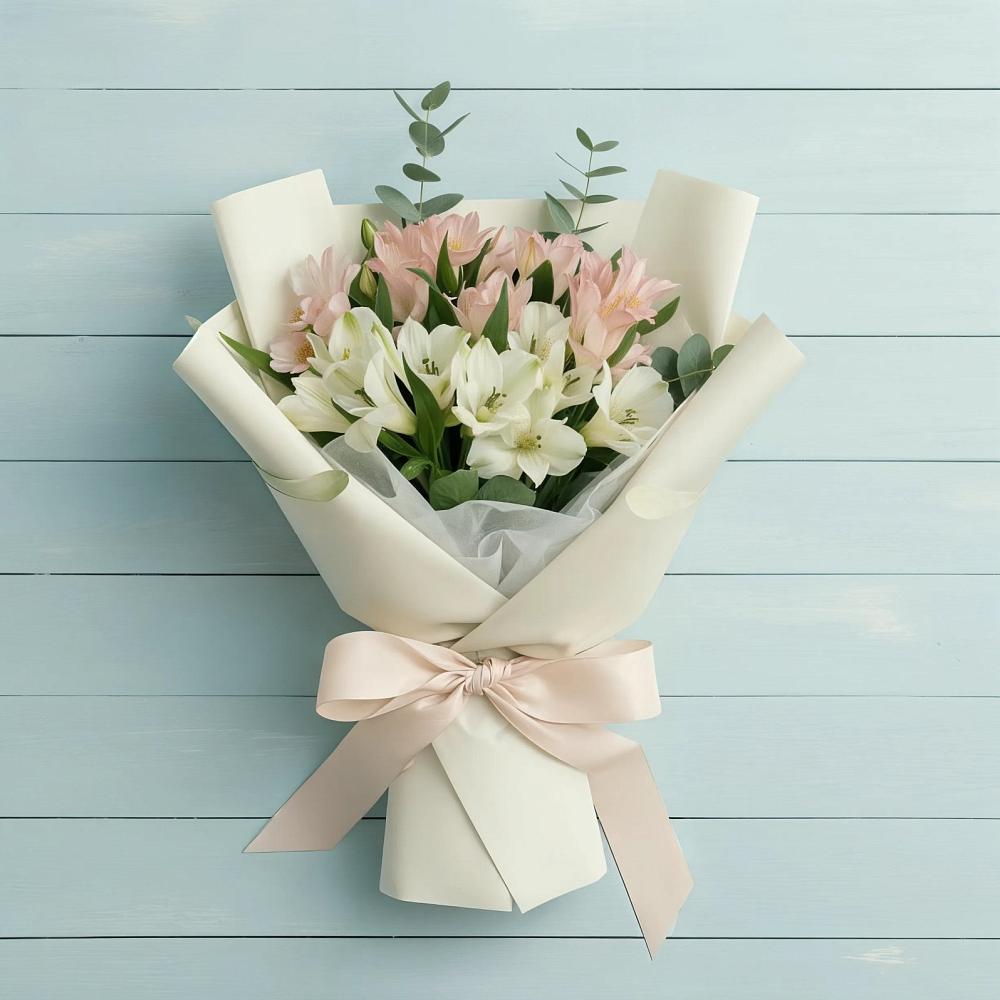 Букет цветов из: Альстромерии в Курьяново