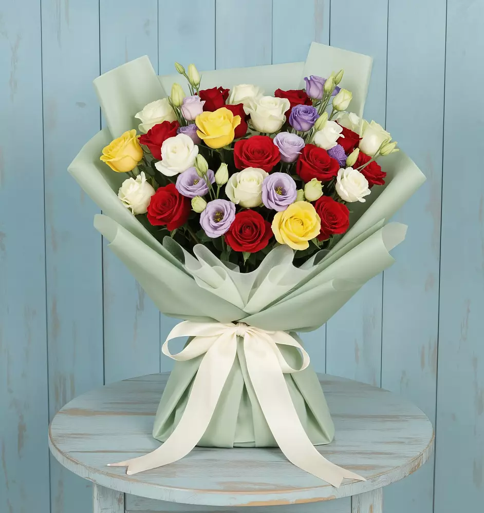 Букет цветов из: Розы в Курьяново