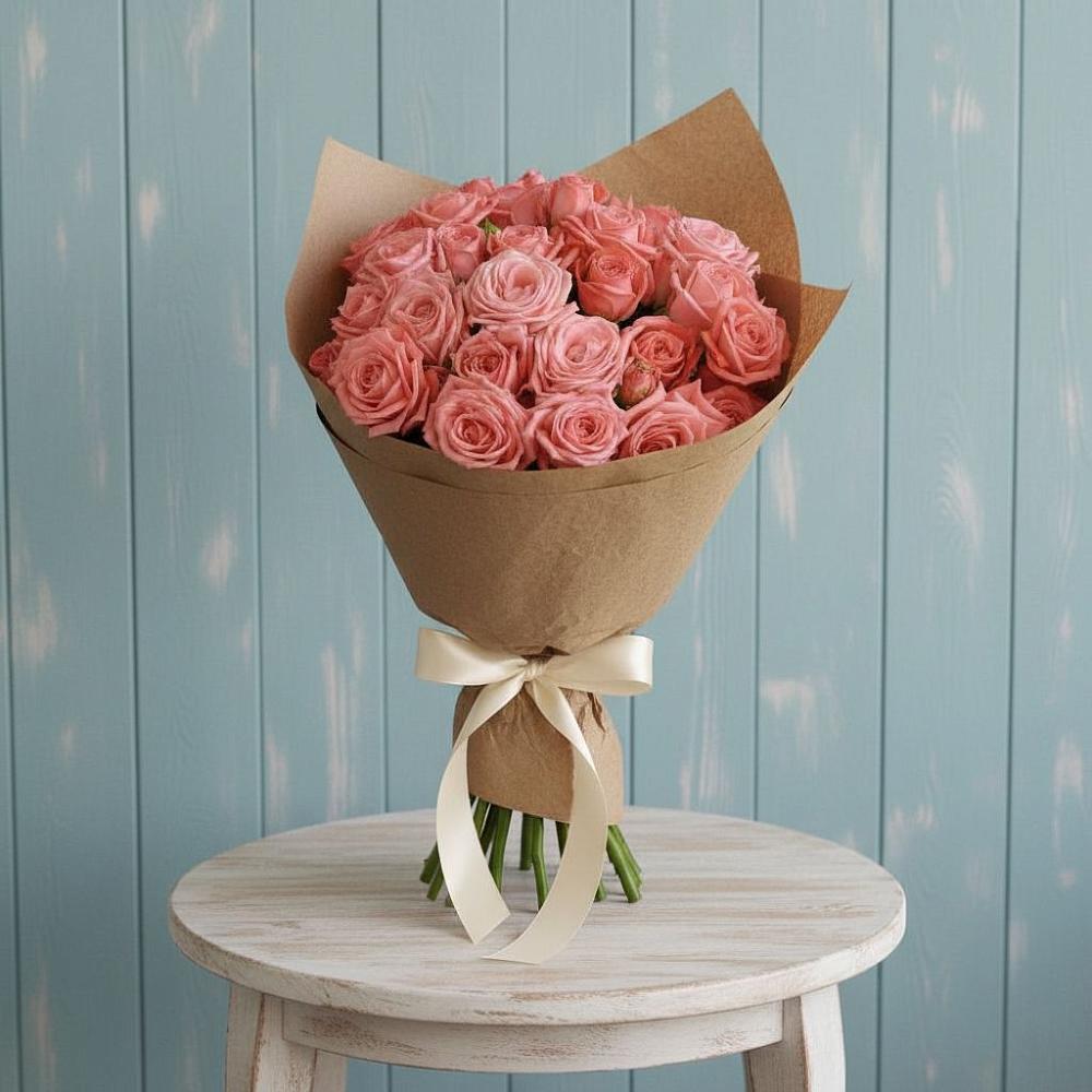 Букет цветов из: Розы в Курьяново