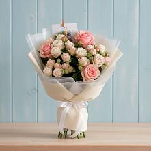 Букет цветов из:  Розы в Курьяново